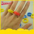 Fast Delivery Customize embossed silicone finger ring silicone wedding rings